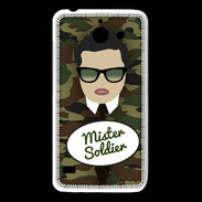 Coque Huawei Y550 Mister Soldier Brun