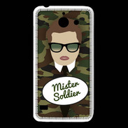 Coque Huawei Y550 Mister Soldier Chatain