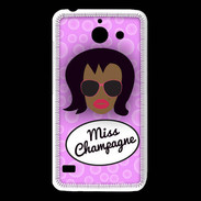 Coque Huawei Y550 Miss Champagne Black
