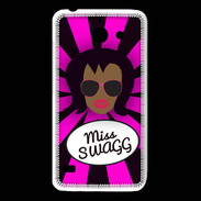 Coque Huawei Y550 Miss Swag Black