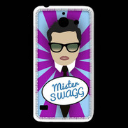 Coque Huawei Y550 Mister Swag Brun
