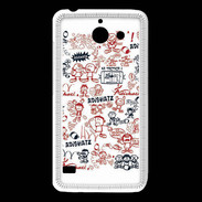 Coque Huawei Y550 Adishatz All Over Rugby