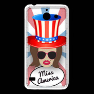 Coque Huawei Y550 Miss USA Chatain