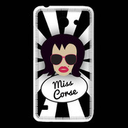 Coque Huawei Y550 Miss Corse Brune