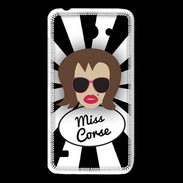 Coque Huawei Y550 Miss Corse Chatain