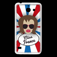 Coque Huawei Y550 Miss France Chatain