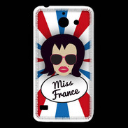 Coque Huawei Y550 Miss France Brune
