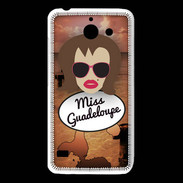 Coque Huawei Y550 Miss Guadeloupe Chatain