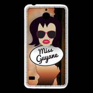 Coque Huawei Y550 Miss Guyane Brune