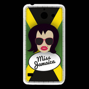 Coque Huawei Y550 Miss Jamaica Brune