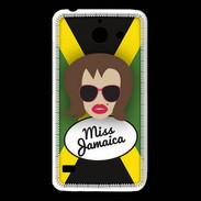 Coque Huawei Y550 Miss Jamaica Chatain