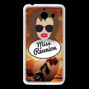 Coque Huawei Y550 Miss Réunion Chatain