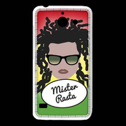 Coque Huawei Y550 Mister Rasta Blanc