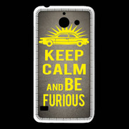 Coque Huawei Y550 Keep Calm and Be Furious Gris
