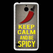 Coque Huawei Y550 Keep Calm and Be Spicy Gris