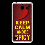 Coque Huawei Y550 Keep Calm and Be Spicy Rouge