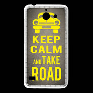 Coque Huawei Y550 Keep Calm and Take o road 2 Gris
