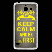 Coque Huawei Y550 Keep Calm and Be the First Gris