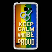 Coque Huawei Y550 Keep Calm and Be Proud mens Gay