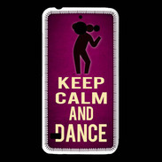 Coque Huawei Y550 Keep Calm and Dance Rose