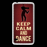 Coque Huawei Y550 Keep Calm and Dance Rouge