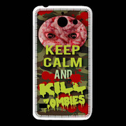 Coque Huawei Y550 Keep Calm and Kill Zombies camouflage