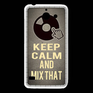 Coque Huawei Y550 Keep calm and Mix That Gris