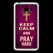 Coque Huawei Y550 Keep Calm and Pray Christian Rose