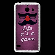 Coque Huawei Y550 Life It's a game Rose ZG