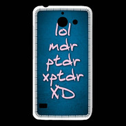 Coque Huawei Y550 LOL MDR bleu ZG
