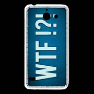 Coque Huawei Y550 WTF bleu ZG