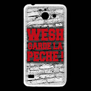 Coque Huawei Y550 Wesh garde la pèche Rouge