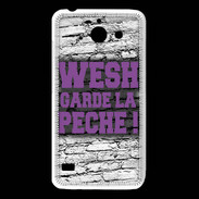 Coque Huawei Y550 Wesh garde la pèche Violet