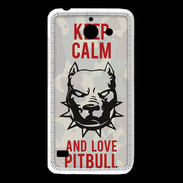 Coque Huawei Y550 Keep calm pitbull 1 ZG