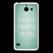 Coque Huawei Y550 Boulot Apéro Dodo Vert ZG