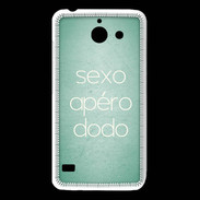 Coque Huawei Y550 Sexo Apéro Dodo vert ZG