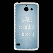 Coque Huawei Y550 Vélo Boulot Dodo Bleu ZG