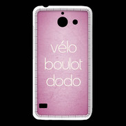 Coque Huawei Y550 Vélo Boulot Dodo Rose ZG