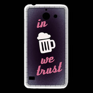 Coque Huawei Y550 In Beer We trust Rouge ZG