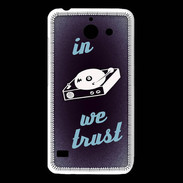 Coque Huawei Y550 In DJ We trust Bleu ZG