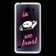 Coque Huawei Y550 In DJ We trust Rouge ZG