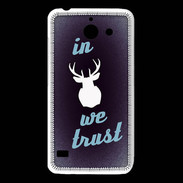 Coque Huawei Y550 In Elan We trust Bleu ZG