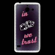 Coque Huawei Y550 In Gamble We trust Rouge ZG