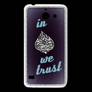Coque Huawei Y550 In Islam We trust Bleu ZG