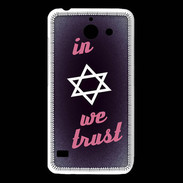 Coque Huawei Y550 In Judaïsme We trust Rouge ZG 