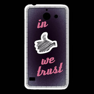 Coque Huawei Y550 In Like We trust Rouge ZG