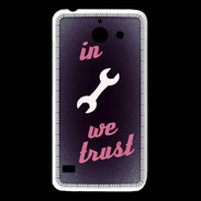 Coque Huawei Y550 In Mecanic We trust Rouge ZG