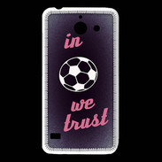 Coque Huawei Y550 In Soccer We trust Rouge ZG