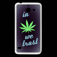 Coque Huawei Y550 In Weed We trust Vert ZG