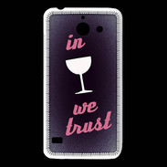 Coque Huawei Y550 In Wine We trust Rouge ZG